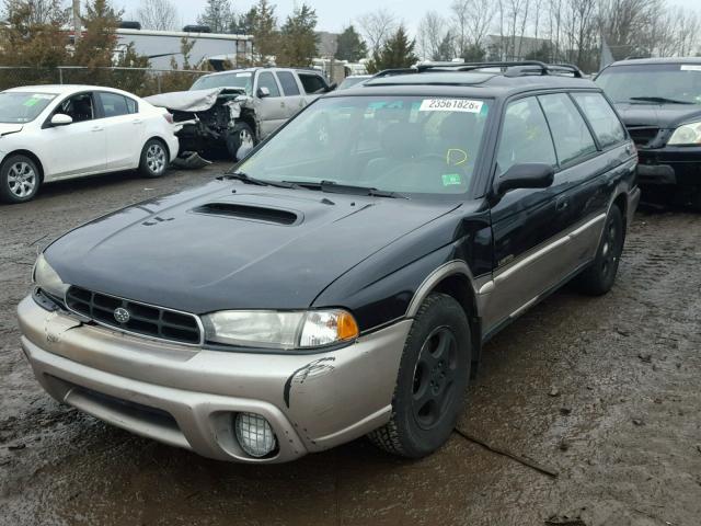 4S3BG6857X7643308 - 1999 SUBARU LEGACY OUT TWO TONE photo 2