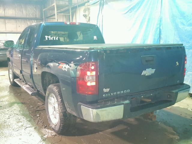 2GCEK19J981117416 - 2008 CHEVROLET SILVERADO BLUE photo 3