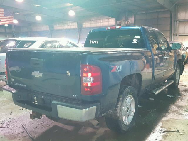 2GCEK19J981117416 - 2008 CHEVROLET SILVERADO BLUE photo 4