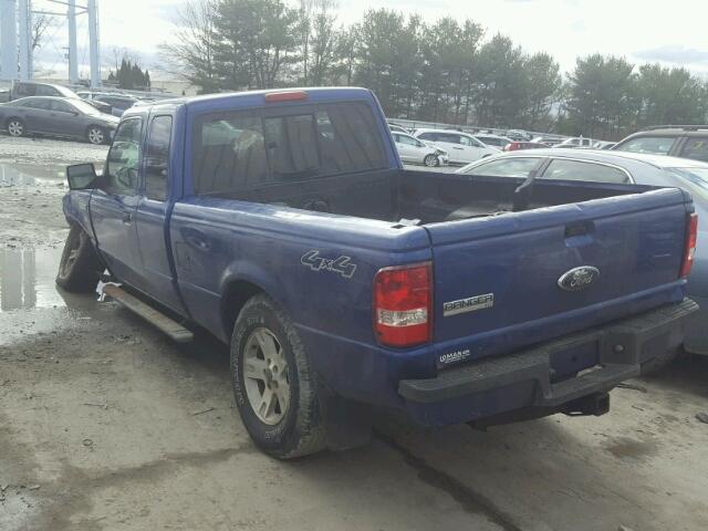 1FTZR45E56PA28983 - 2006 FORD RANGER SUP BLUE photo 3