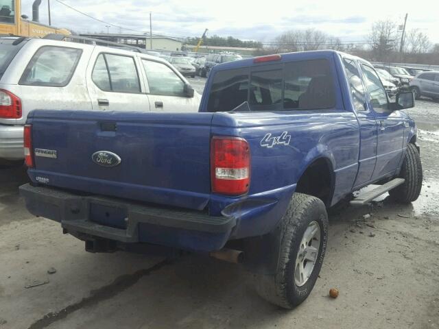 1FTZR45E56PA28983 - 2006 FORD RANGER SUP BLUE photo 4