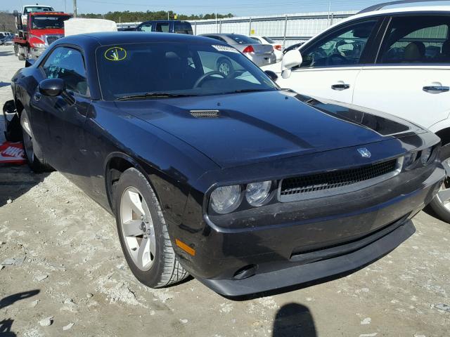 2B3CJ4DV2AH322306 - 2010 DODGE CHALLENGER BLACK photo 1