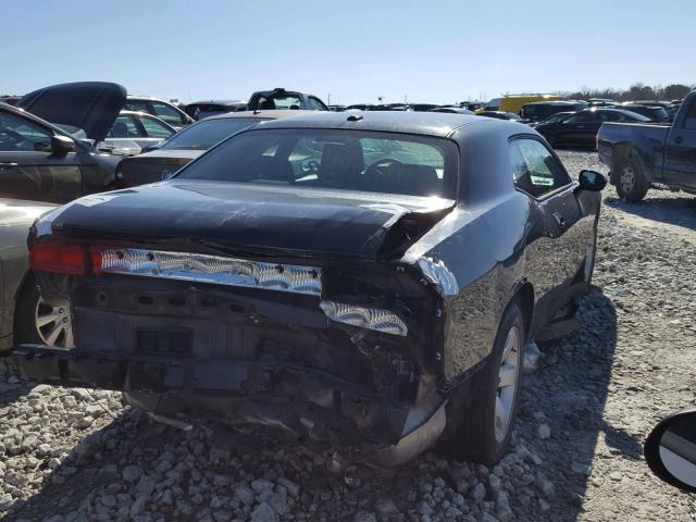 2B3CJ4DV2AH322306 - 2010 DODGE CHALLENGER BLACK photo 4