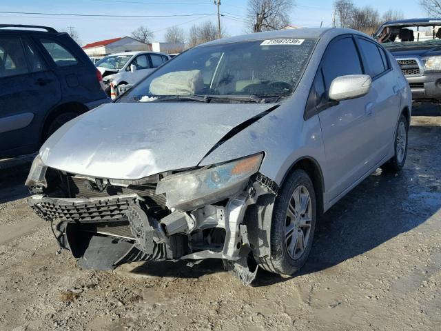 JHMZE2H7XAS015647 - 2010 HONDA INSIGHT EX SILVER photo 2