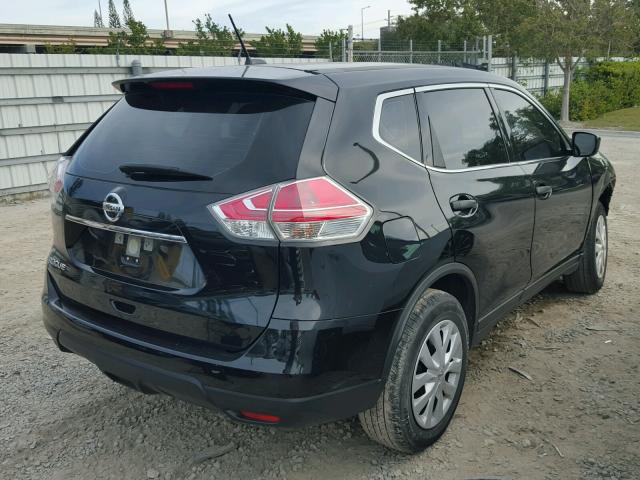 JN8AT2MT3GW017883 - 2016 NISSAN ROGUE S BLACK photo 4