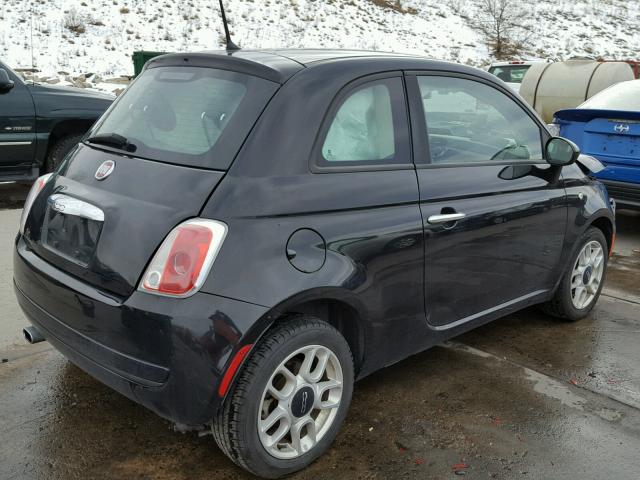 3C3CFFARXCT277391 - 2012 FIAT 500 POP BLACK photo 4