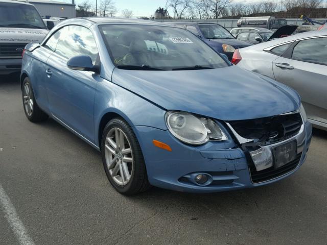 WVWFA71F08V056778 - 2008 VOLKSWAGEN EOS LUX BLUE photo 1