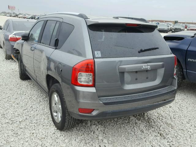 1C4NJCBA3DD169275 - 2013 JEEP COMPASS SP CHARCOAL photo 3