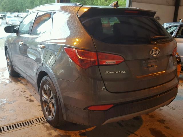 5XYZUDLB5EG216220 - 2014 HYUNDAI SANTA FE S CHARCOAL photo 3