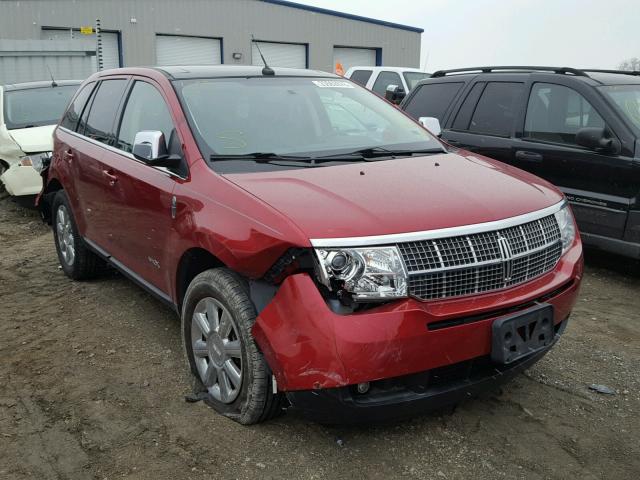 2LMDU88C88BJ32923 - 2008 LINCOLN MKX RED photo 1