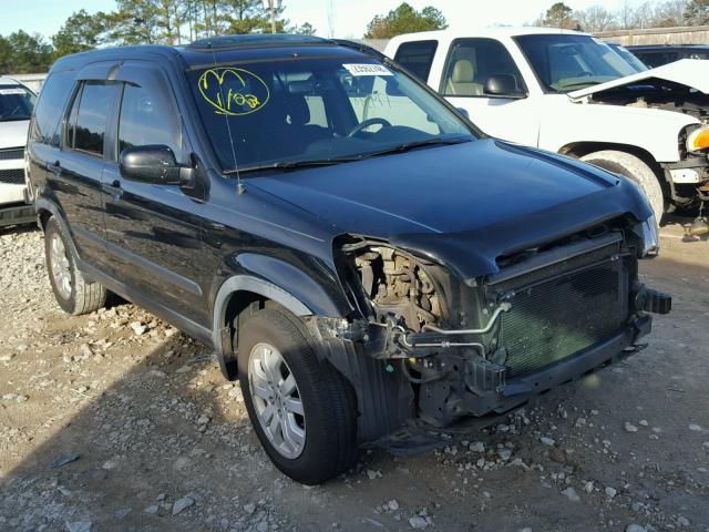 JHLRD68856C015046 - 2006 HONDA CR-V EX BLACK photo 1