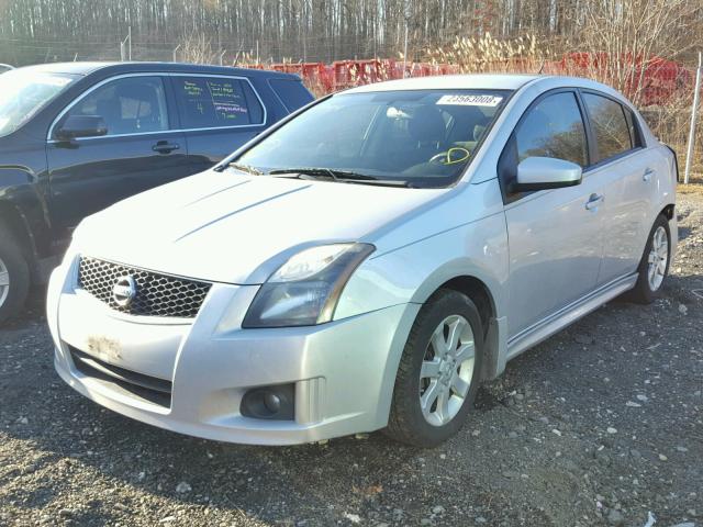 3N1AB6AP8BL643220 - 2011 NISSAN SENTRA 2.0 SILVER photo 2