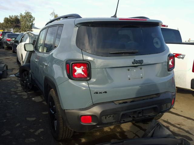 ZACCJBBB3HPE61414 - 2017 JEEP RENEGADE L GREEN photo 3