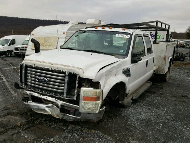 1FDXW46YX8EE54249 - 2008 FORD F450 SUPER WHITE photo 2