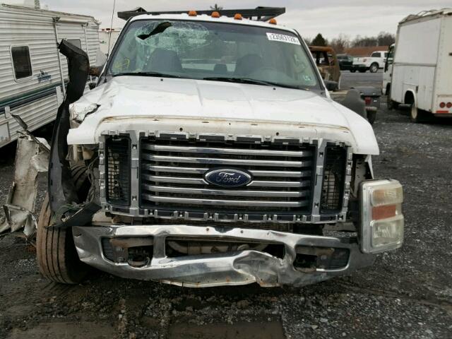 1FDXW46YX8EE54249 - 2008 FORD F450 SUPER WHITE photo 7