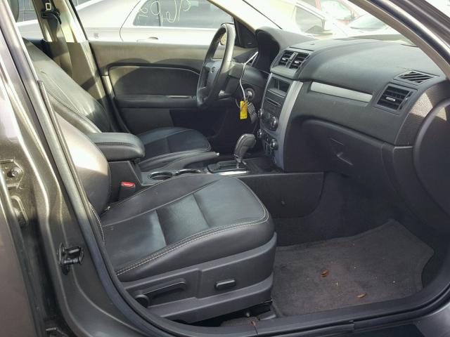 3FAHP0JG5AR364903 - 2010 FORD FUSION SEL GRAY photo 5