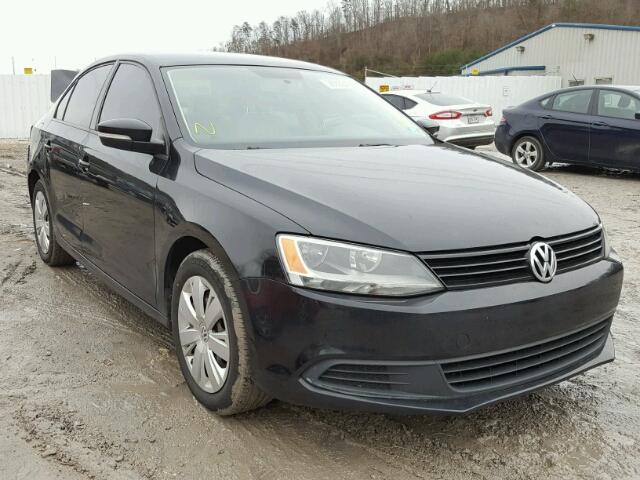 3VWDX7AJ9BM386489 - 2011 VOLKSWAGEN JETTA SE BLACK photo 1