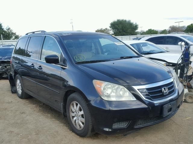 5FNRL38738B043827 - 2008 HONDA ODYSSEY EX BLACK photo 1