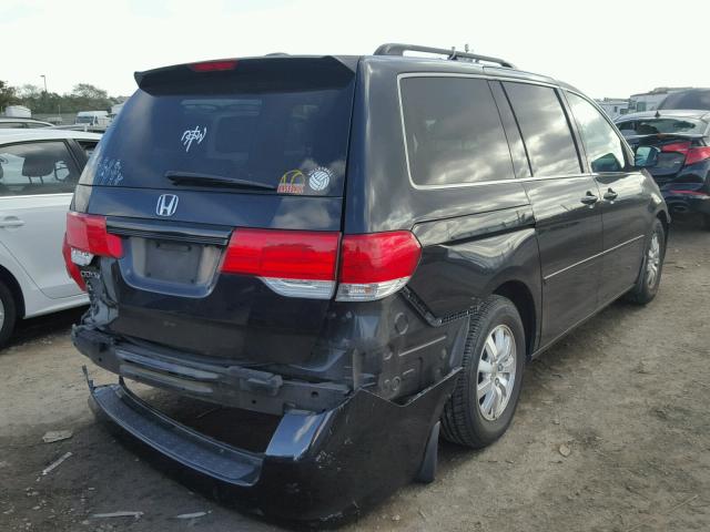 5FNRL38738B043827 - 2008 HONDA ODYSSEY EX BLACK photo 4