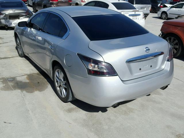 1N4AA5AP5DC835192 - 2013 NISSAN MAXIMA S SILVER photo 3