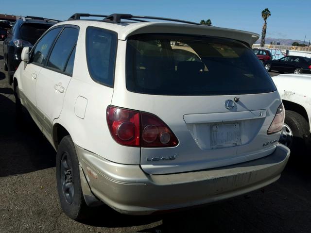 JT6HF10U7Y0131522 - 2000 LEXUS RX 300 WHITE photo 3