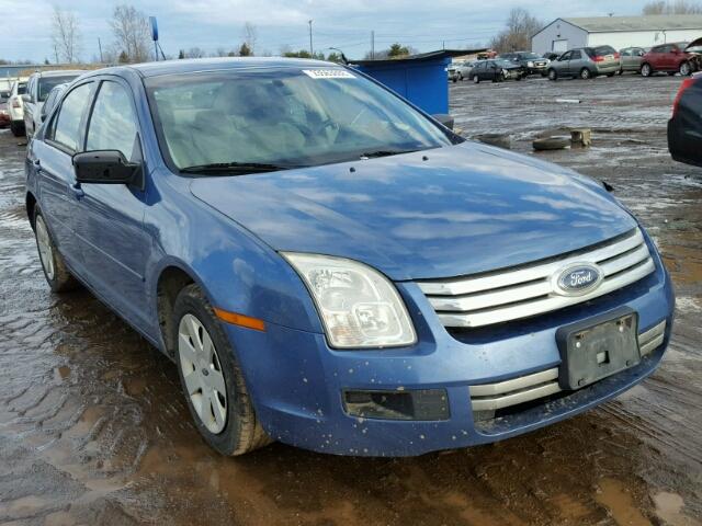 3FAHP06Z19R176272 - 2009 FORD FUSION S BLUE photo 1