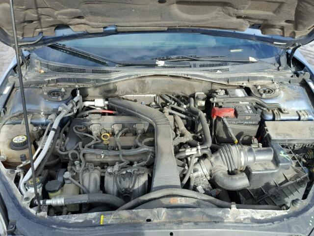 3FAHP06Z19R176272 - 2009 FORD FUSION S BLUE photo 7