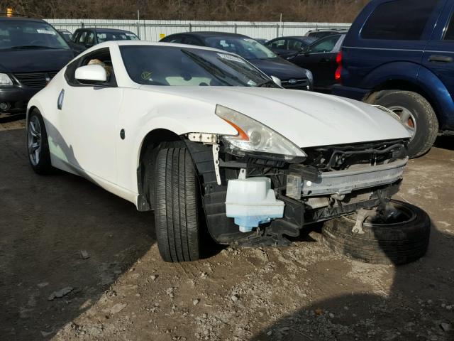 JN1AZ44E09M406392 - 2009 NISSAN 370Z WHITE photo 1