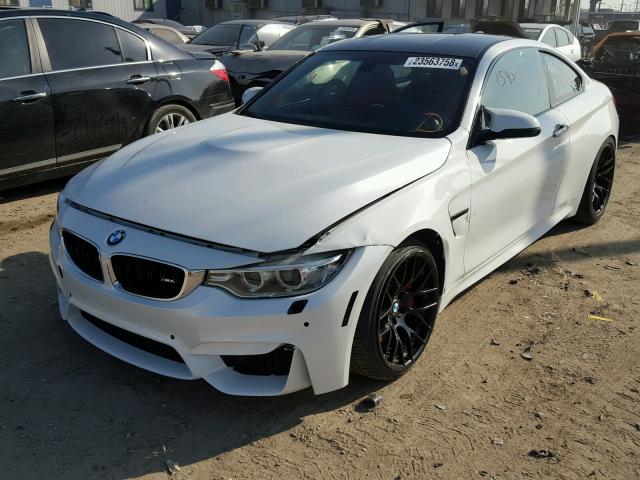 WBS3R9C50GK337905 - 2016 BMW M4 WHITE photo 2