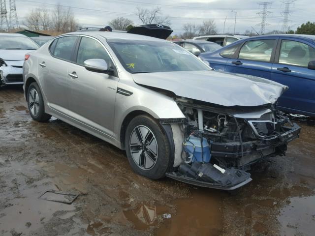 KNAGM4AD7D5047396 - 2013 KIA OPTIMA HYB GRAY photo 1