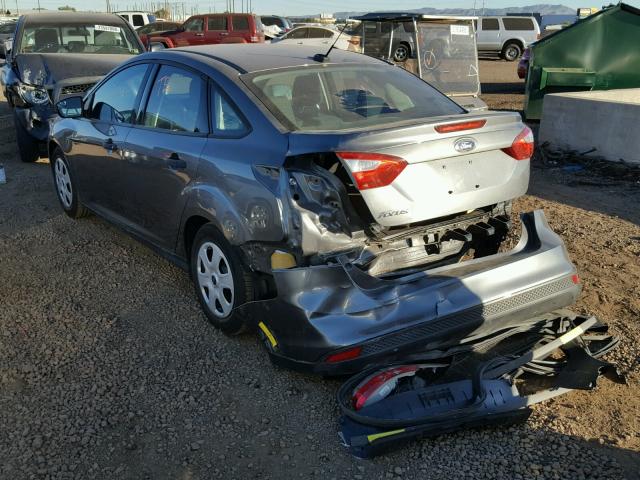 1FADP3E25EL294788 - 2014 FORD FOCUS S GRAY photo 3