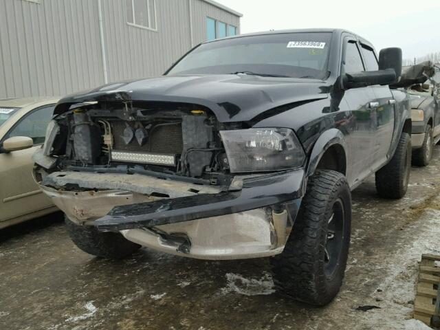 1C6RD7LT1CS288511 - 2012 DODGE RAM 1500 S BLACK photo 2