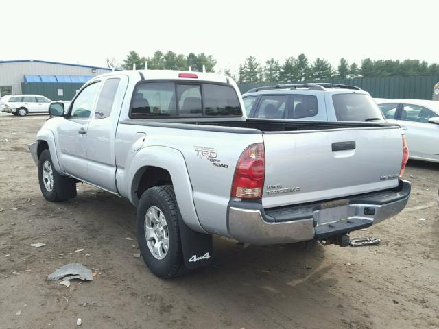 5TEUU42NX7Z453753 - 2007 TOYOTA TACOMA ACC SILVER photo 3