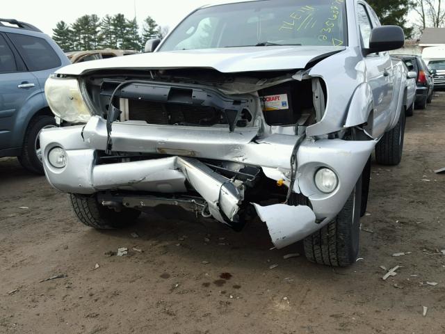 5TEUU42NX7Z453753 - 2007 TOYOTA TACOMA ACC SILVER photo 9