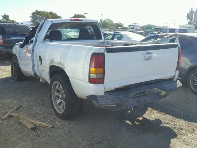 1GTEC14W01Z308073 - 2001 GMC NEW SIERRA WHITE photo 3