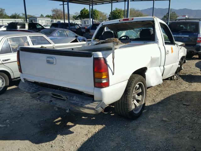 1GTEC14W01Z308073 - 2001 GMC NEW SIERRA WHITE photo 4