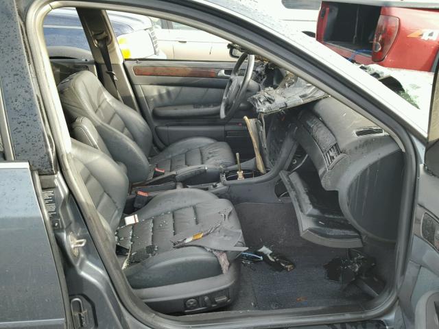 WAUML64B84N086302 - 2004 AUDI A6 4.2 QUA GRAY photo 5