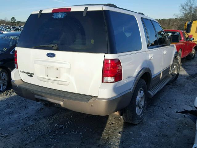 1FMRU17W53LC00155 - 2003 FORD EXPEDITION WHITE photo 4