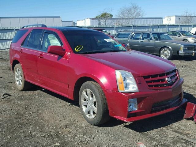 1GYEE437280148308 - 2008 CADILLAC SRX RED photo 1