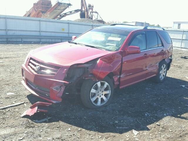 1GYEE437280148308 - 2008 CADILLAC SRX RED photo 2