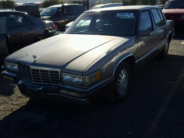 1G6CD53B3N4278051 - 1992 CADILLAC DEVILLE GOLD photo 2