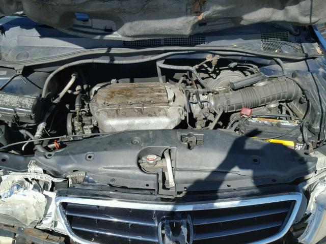 5FNRL18763B032477 - 2003 HONDA ODYSSEY EX BLUE photo 7