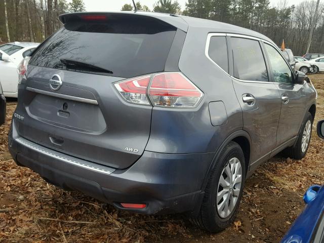 5N1AT2MK9FC845063 - 2015 NISSAN ROGUE S GRAY photo 4