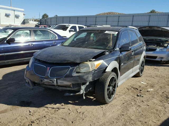 5Y2SL63845Z470278 - 2005 PONTIAC VIBE BLACK photo 2