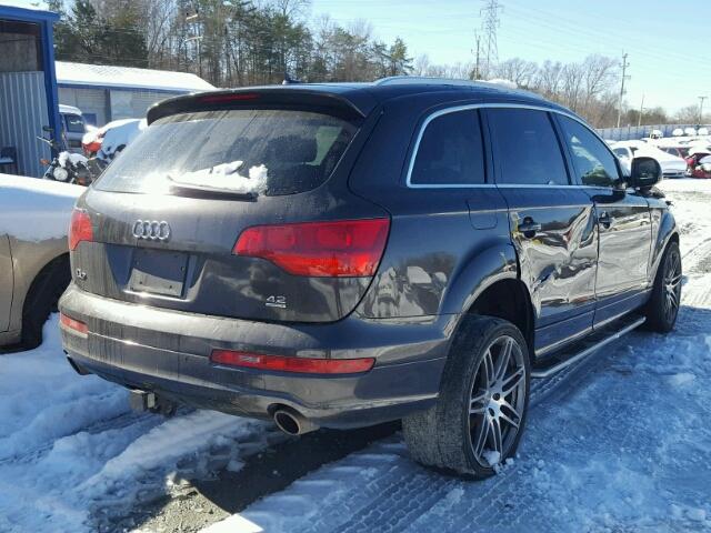 WA1EV74L27D081455 - 2007 AUDI Q7 4.2 QUA BLACK photo 4