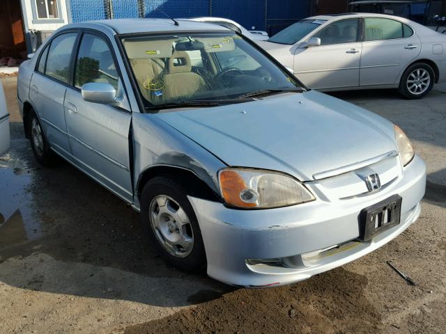 JHMES95613S032352 - 2003 HONDA CIVIC HYBR BLUE photo 1