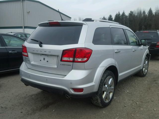 3C4PDDDG4ET157168 - 2014 DODGE JOURNEY LI SILVER photo 4