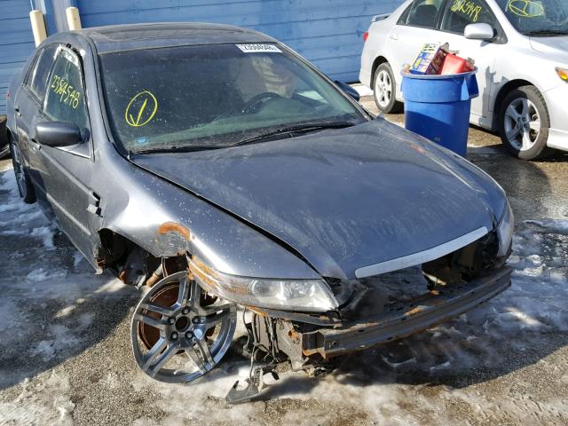 19UUA66245A007353 - 2005 ACURA TL GRAY photo 1