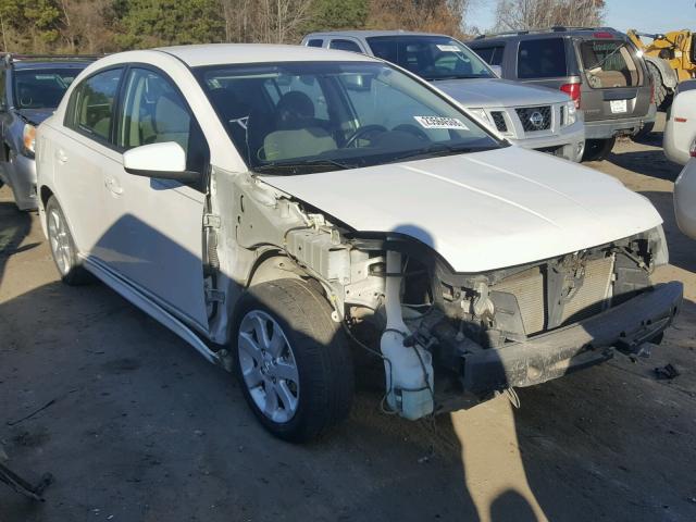 3N1AB6AP7BL608605 - 2011 NISSAN SENTRA 2.0 WHITE photo 1