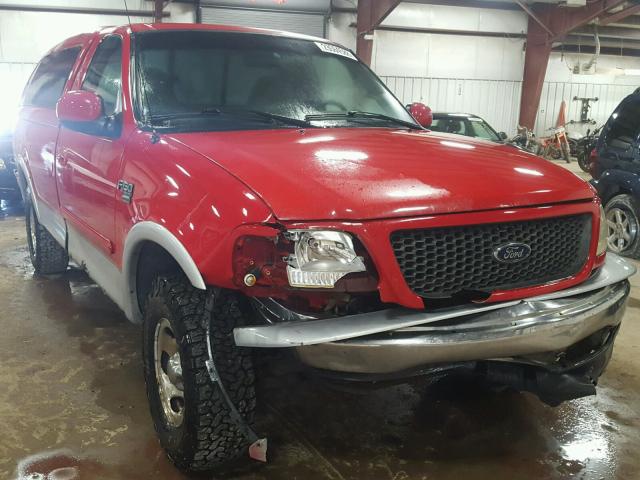 2FTRF18W01CA37256 - 2001 FORD F150 RED photo 1